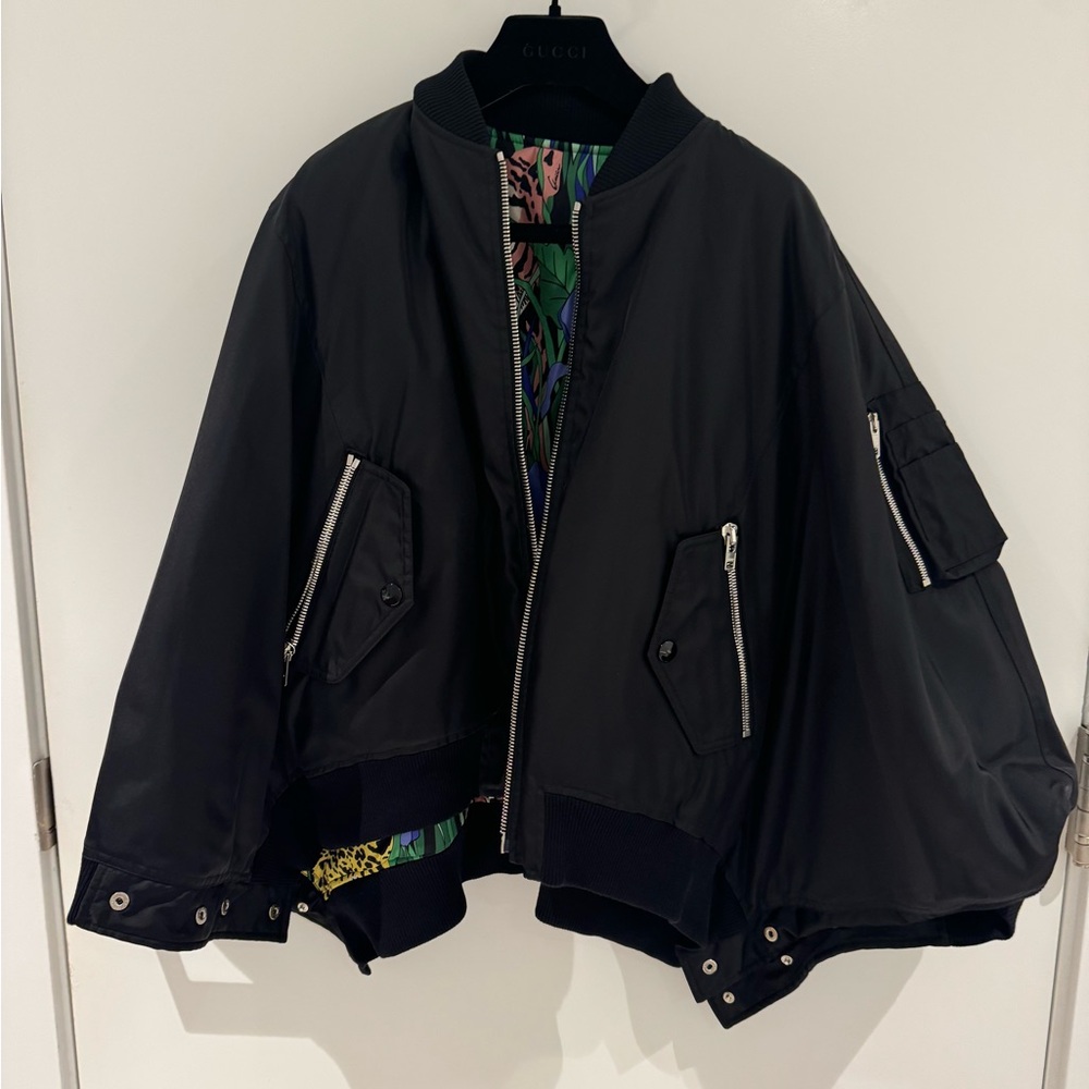 Gucci Jacket Multicolor Reversible
Bomber Poncho / jacket  Leopard Animal Print - Picture 10 of 16